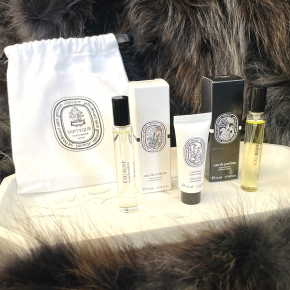 diptyque Other - *Brand New* Limited Edition! DIPTYQUE Rose EDT + EDP + Soft Lotion + Soft Pouch